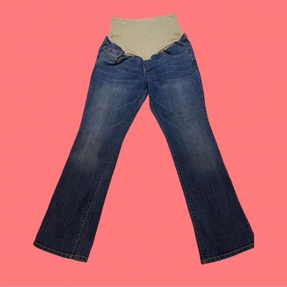 Old navy women’s maturity jeans medium wash boot cut with band 2 for 30 sale - Picture 1 of 8